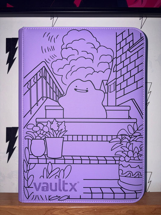 Custom Made Vault X 9 Pocket Purple Zip Binder / Folder for TCG collection – Ditto
