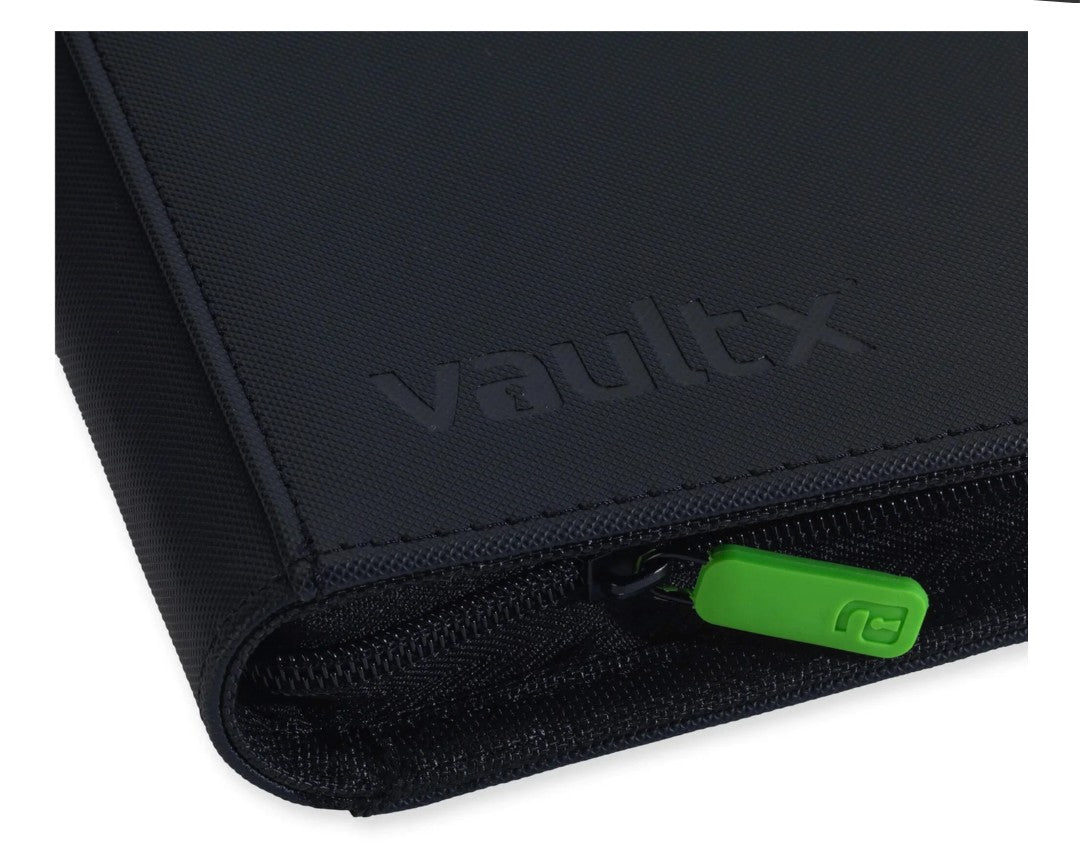 Custom Made Vault X 4 Pocket Black Zip Binder / Folder for TCG collection – Alakazam Gold Edition