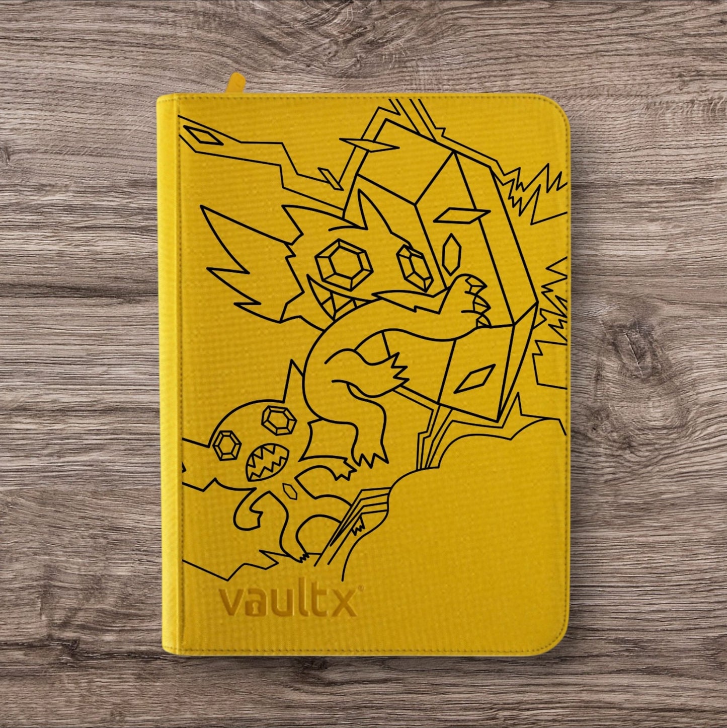 Custom Made Vault X 9 Pocket Yellow Zip Binder / Folder for TCG collection – Sableye
