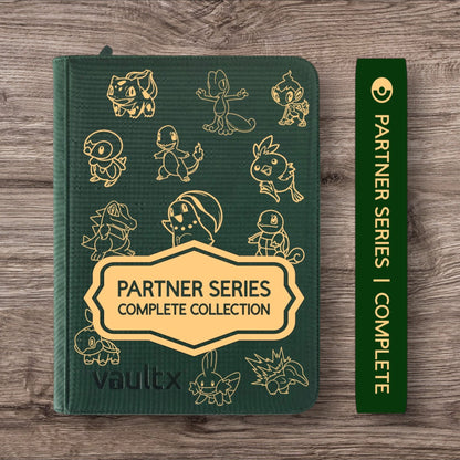 Custom Made Vault X 9 Pocket Green Zip Binder / Folder for TCG collection – Partner Series