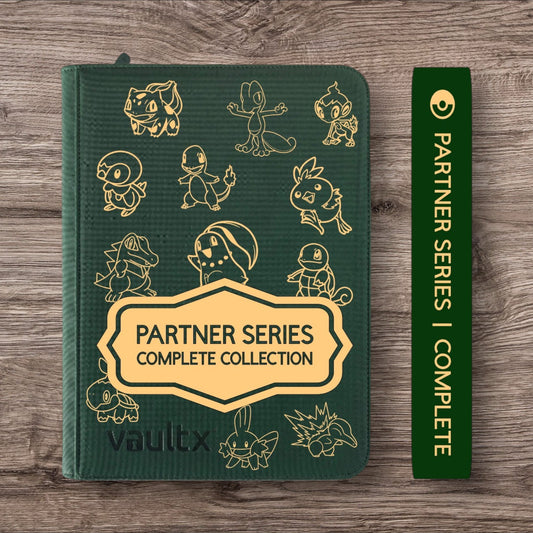 Custom Made Vault X 9 Pocket Green Zip Binder / Folder for TCG collection – Partner Series