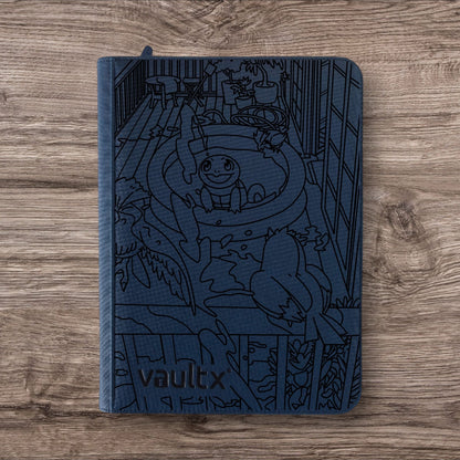 Custom Made Vault X 9 Pocket Royal Blue Zip Binder / Folder for TCG collection – Squirtle full art
