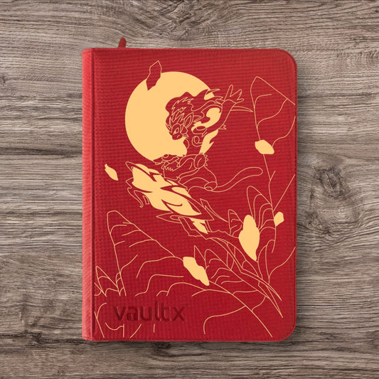 Custom Made Vault X 4 Pocket Red Zip Binder / Folder for TCG collection – Infernape