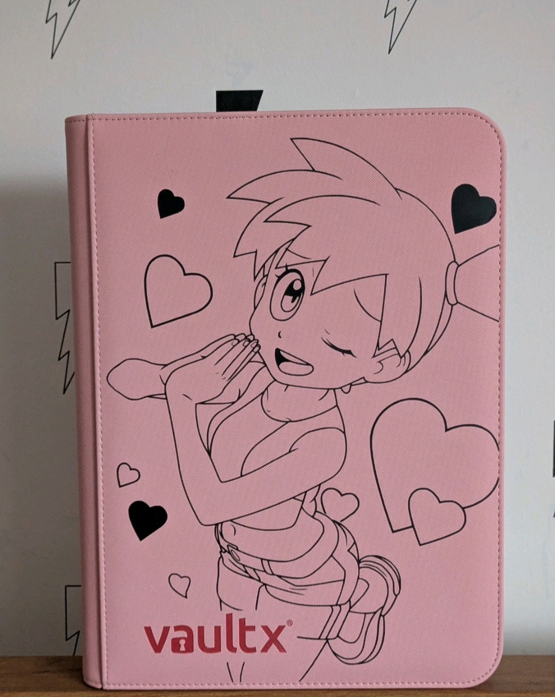 Custom Made Vault X 9 Pocket Pink Binder / Folder for TCG collection – Misty's Favour