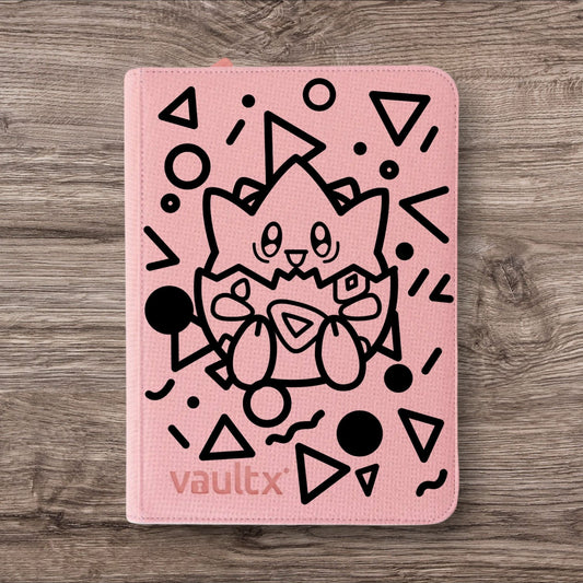 Custom Made Vault X 9 Pocket Pink Zip Binder / Folder for TCG collection – Togepi