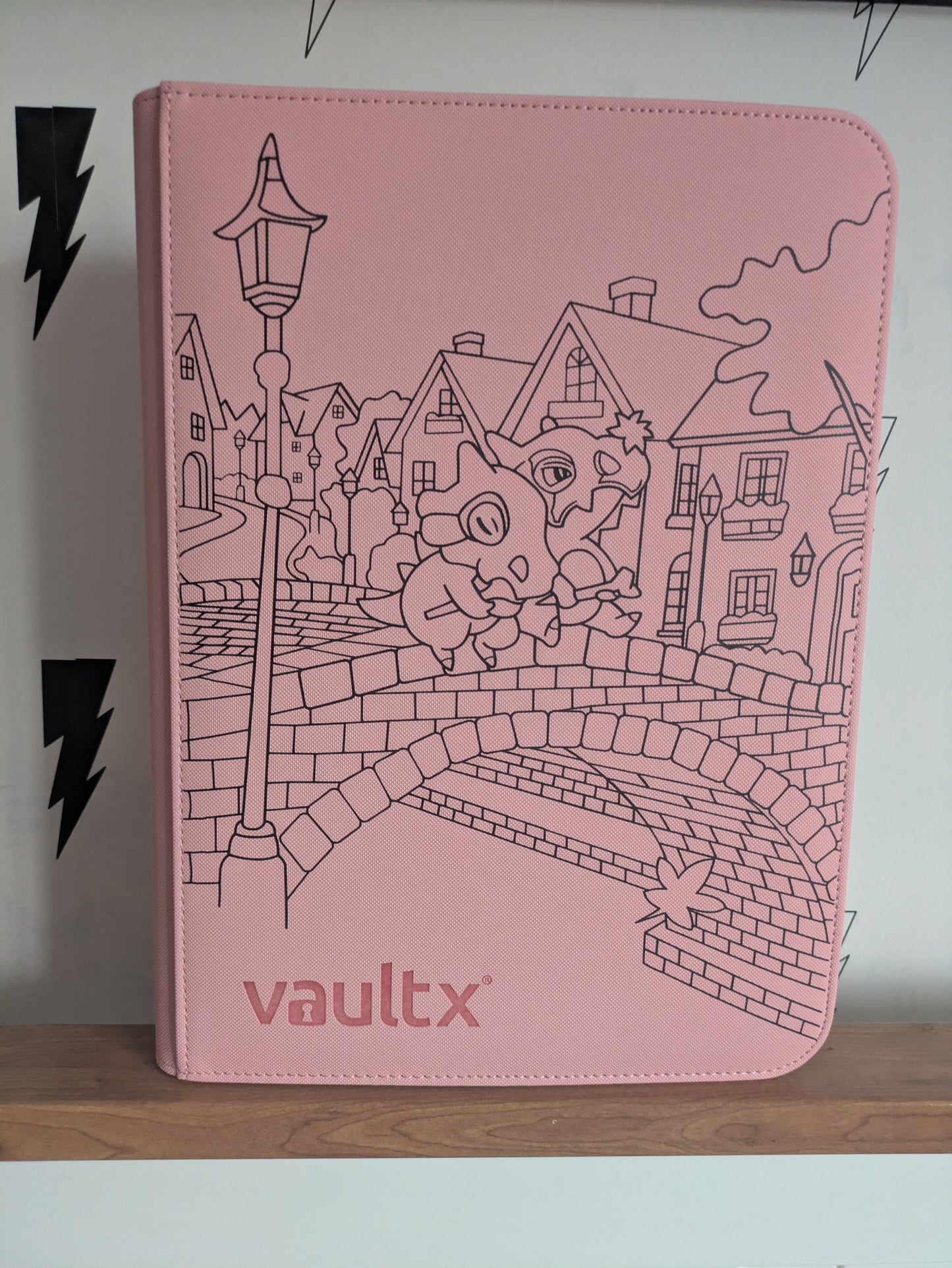Custom Made Vault X 9 Pocket Pink Zip Binder / Folder for TCG collection – Cubone