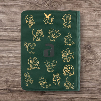 Custom Made Vault X 9 Pocket Green Zip Binder / Folder for TCG collection – Partner Series