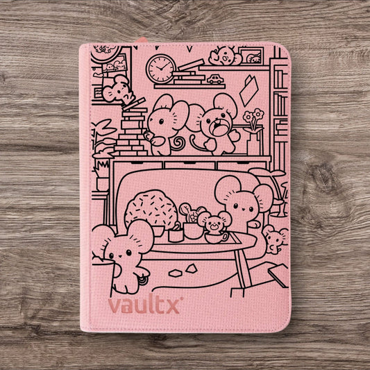Custom Made Vault X 9 Pocket Pink Zip Binder / Folder for TCG collection – Maushold