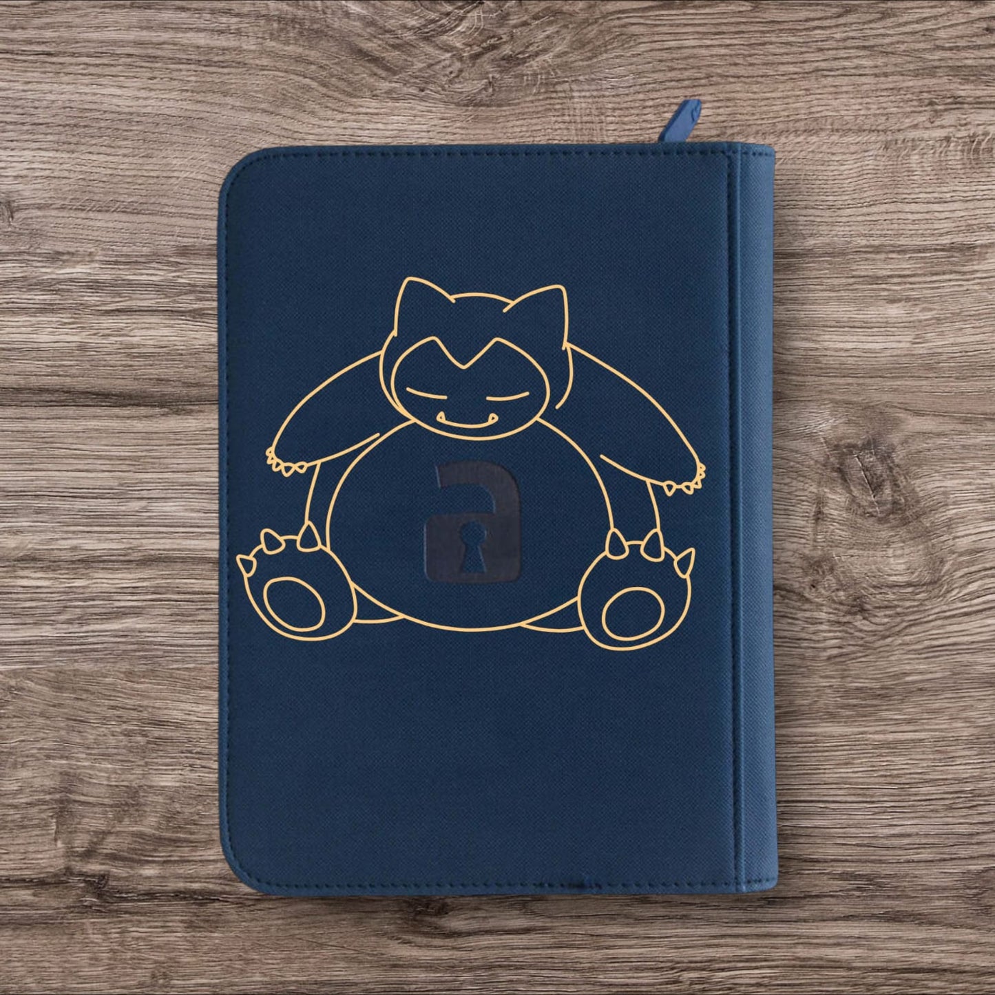 Custom Made Vault X 9 Pocket Blue Zip Binder / Folder for TCG collection – 151 Gold Edition