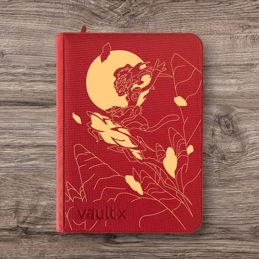 Custom Made Vault X 9 Pocket Red Zip Binder / Folder for TCG collection – Infernape