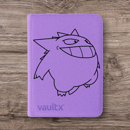 Custom Made Vault X 9 Pocket Purple Zip Binder / Folder for TCG collection – Gengar