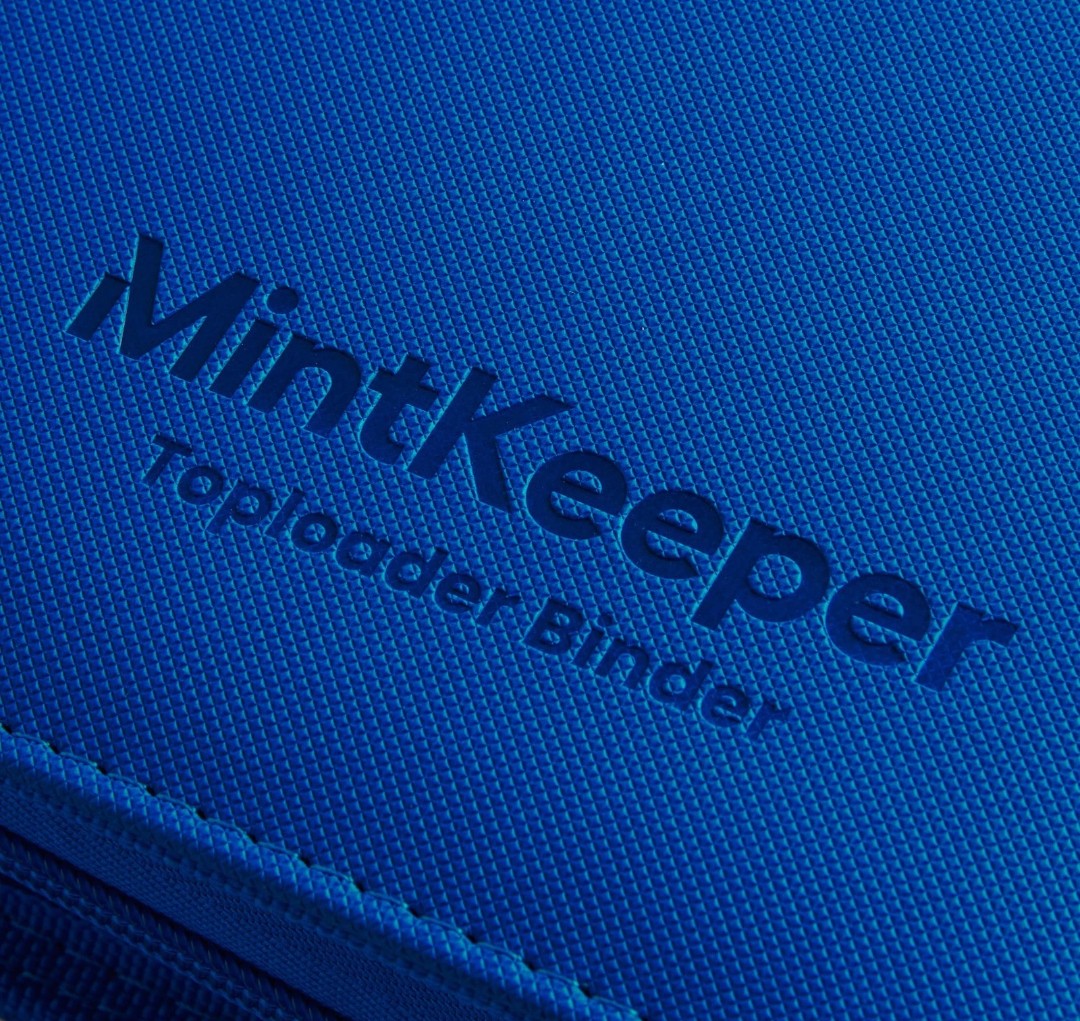Custom Made Mint Keeper 9 pocket Toploader Blue Zip Binder / Folder for TCG collection – Zoroark & Greninja