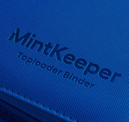 Custom Made Mint Keeper 9 pocket Toploader Blue Zip Binder / Folder for TCG collection – Zoroark & Greninja
