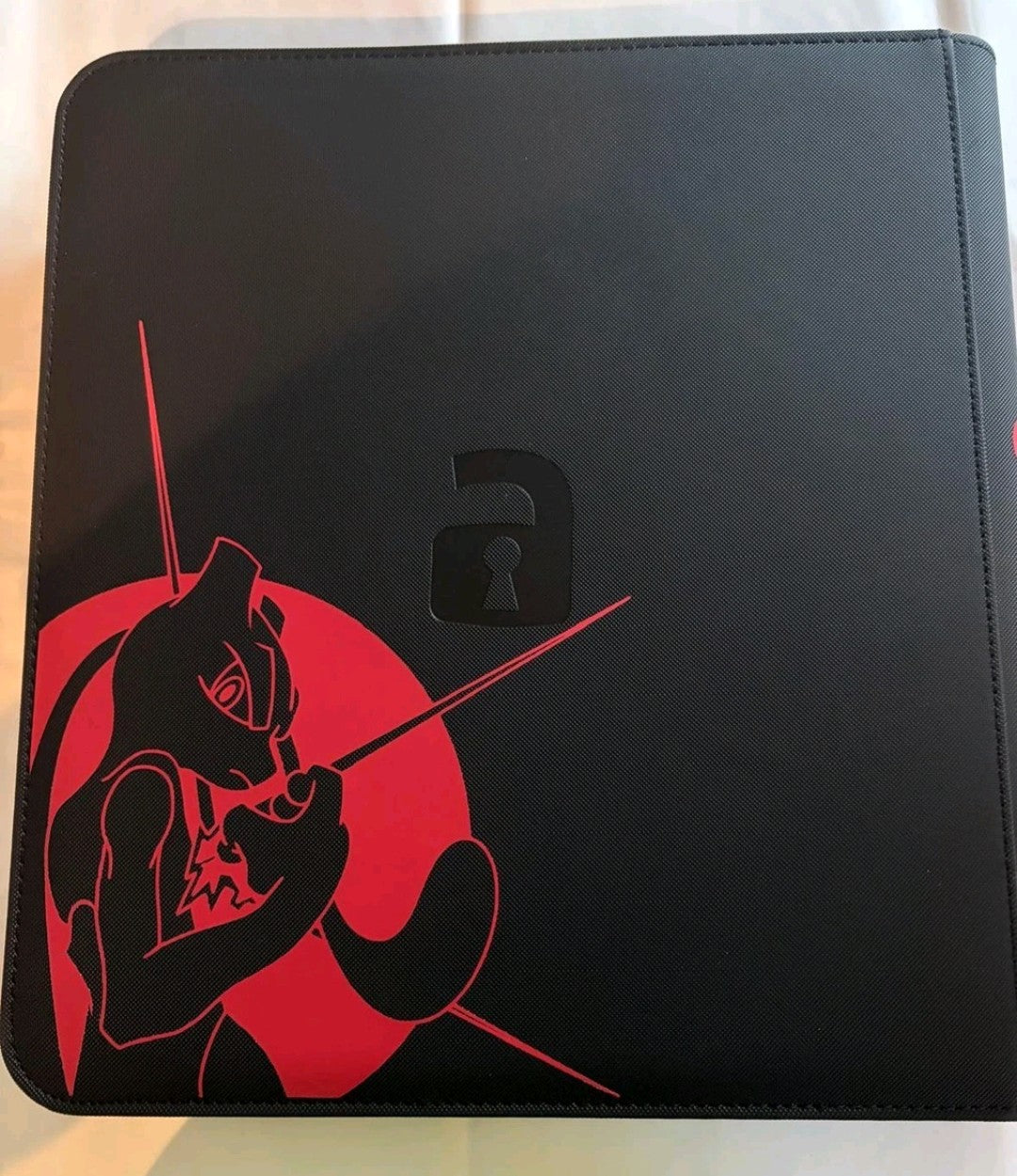 Custom Made Vault X 12 Pocket XL Black Zip Binder / Folder for TCG collection – Destined Rivals Mewtwo & Giovanni  Edition